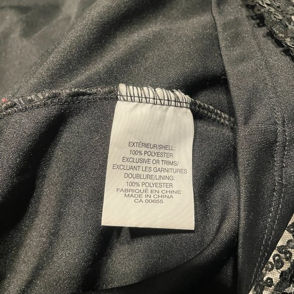 Smart Set Black Sequins Mini Dress - Picture 9 of 9